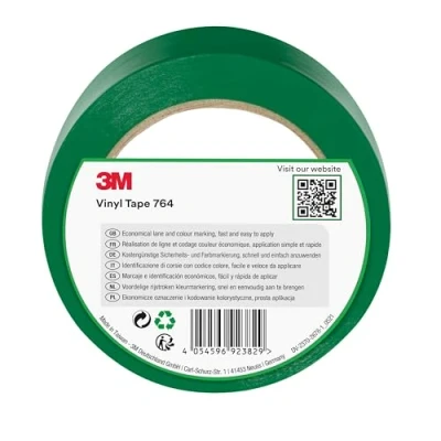 Abbildung von 3M PVC Klebeband 764i, grün, 50 mm x 33 m, Grün