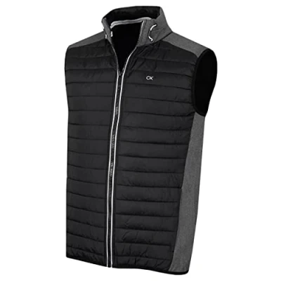 Abbildung von Calvin Klein Herren Hybrid Gilet Holzkohle/Schwarz S.