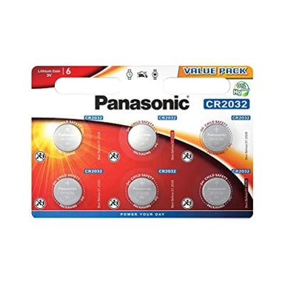 Abbildung von ‎Corp. Panasonic CR2032 Lithium Knopfzelle 3 V, 225 mAh, 6 Stück
