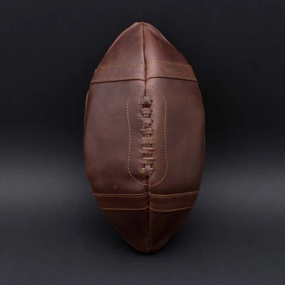 Abbildung von Football Kulturbeutel, Kulturtasche aus Echtleder, Geschenke für Männer, NFL Fan Artikel, Hochwertiger Geschenk