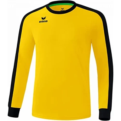 Abbildung von Erima Unisex Kinder Retro Star Trikot Langarm, Gelb/Schwarz, 140 EU