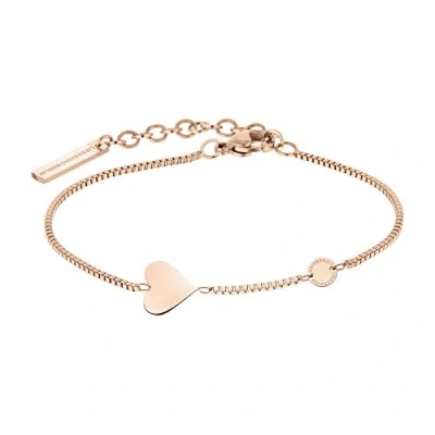 Abbildung von Liebeskind LJ 0511 B 20 Damen Armband Herz Edelstahl Rose cm