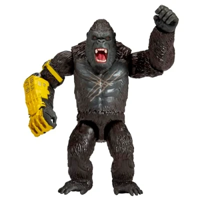 Abbildung von Godzilla x Kong: The New Empire, 6 Inch Kong Action Figure Toy, Iconic Collectable Movie Character, Includes B.E.A.S.T Glove Feature, Toy Suitable for Ages 4 Years+