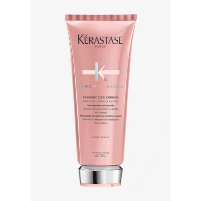 Abbildung von KÉRASTASE Chroma Absolu Fondant Cicachrome Strengthening Conditioner FOR FINE TO Medium Colortreated HAIR Conditioner, Größe: 200 ml,