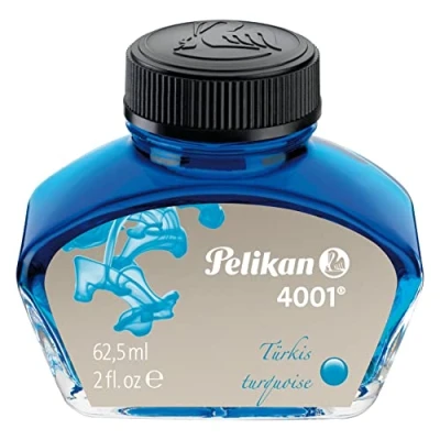 Abbildung von Pelikan Tintenglas Tinte 4001, Türkis, 62.5 ml, 1 Glas