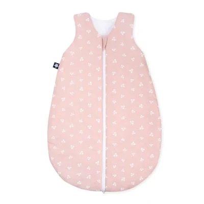 Abbildung von Julius Zöllner Sommerschlafsack Jersey, 0,5 TOG, waschbar bei 60C, Made in Germany, OEKO TEX Standard 100, Leafy, Gr. 56/62