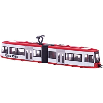Abbildung von siku 1895, Straßenbahn, 1:87, Metall/Kunststoff, Rot/Weiß, Kompatibel mit anderen Spielzeugen