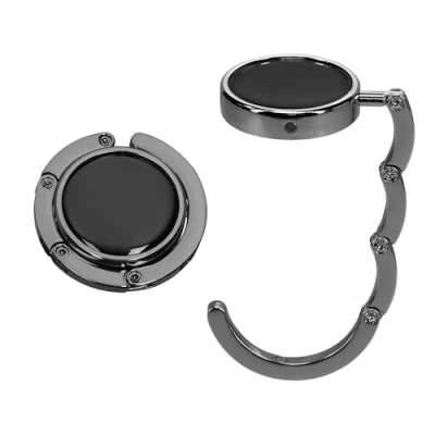 Abbildung von kwmobile Taschenhalter für Tisch 2X Faltbare Antirutsch Handtaschenhalter Haken Taschen Aufhänger Geschenkidee Gadgets Frauen Taschenhaken Set