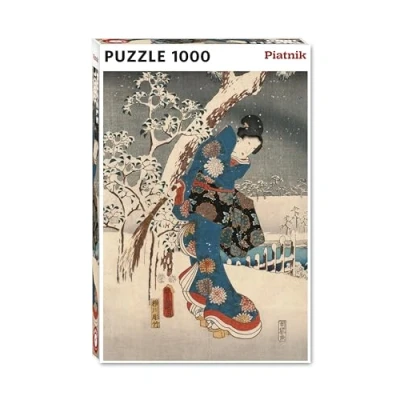 Abbildung von Piatnik 559945 Hiroshige Tale of Genji: Puzzle mit 1000 Teilen, Größe 68 x 48 cm, Bunt