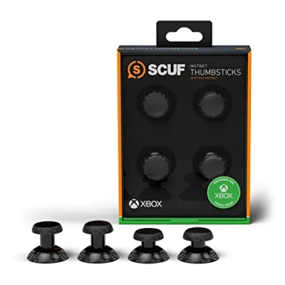 Abbildung von Scuf Instinct austauschbare Thumbsticks 4er Pack, Ersatz Joysticks Pro Performance Controller für Xbox Series XS Schwarz
