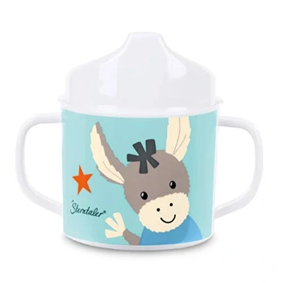 Abbildung von Sterntaler Henkeltasse mit Trinkaufsatz, Esel Emmi, Alter: Für Babys ab 6 Monaten, Mehrfarbig
