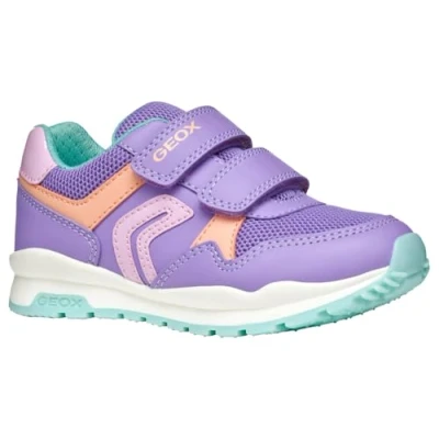 Abbildung von Geox Pavel GIRL Sneaker low für Kinder, Größe: 24, Lilac/watersea Schuhe