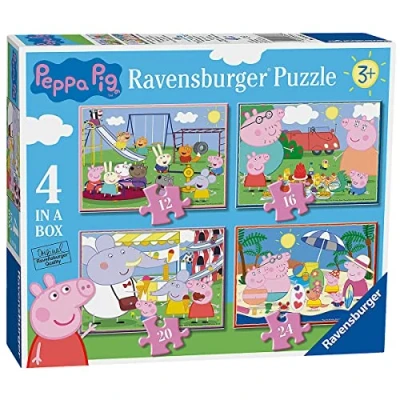 Abbildung von Ravensburger Peppa Wutz Puzzle für Kinder ab 3 Jahren, 10,2 cm (12, 16, 20, 24 Teile)