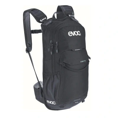 Abbildung von EVOC STAGE 12 technischer Fahrradrucksack, Backpack für Outdoor Aktivitäten (AIR FLOW CONTACT System, verstellbare Schultergurte, Trinkrucksack mit Werkzeugfach, Trinkblasenfach), Schwarz