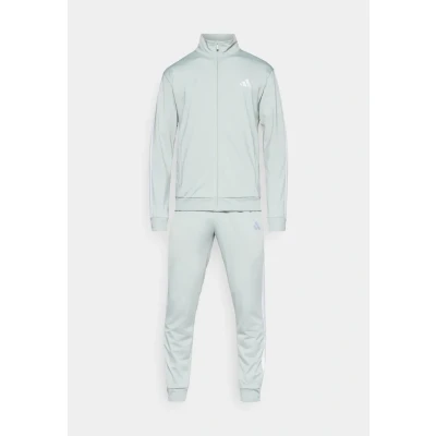 Abbildung von adidas Herren SPORTSWEAR BASIC 3 STRIPES TRICOT TRACKSUIT, Wonder Silver, M