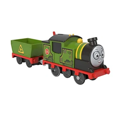 Abbildung von Thomas und seine Freunde Whiff Spielzeugzug, batteriebetriebener motorisierter Zugmotor Laderwagen für Vorschule, HMC23