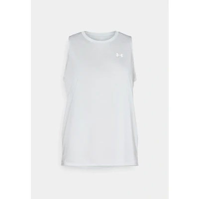 Abbildung von Under Armour TANK Twist Top Halo gray/white, Damen, Größe: Large, gray/white