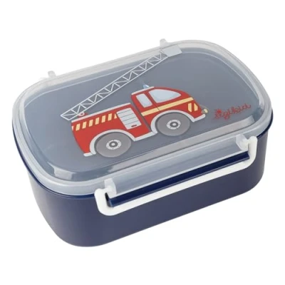 Abbildung von sigikid 25408 Brotdose Feuerwehr Lunchbox mit Einsatz und Bügelverschluss, BPA frei, sicher, leicht, empfohlen für Kinder ab 1 Jahr