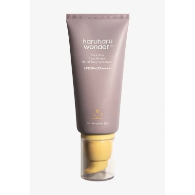 Abbildung von Haruharu Wonder Black RICE PURE Mineral Relief Daily Sunscreen SPF50+/PA++++ Sonnenschutz, Größe: 50 ml,
