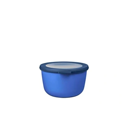 Abbildung von Mepal Multi Bowl Cirqula Round Vorratsdose mit Deckel Geeignet als Luftdichte Aufbewahrungsbox für den Kühlschrank, Mikrowellengeschirr &amp; Frischhaltedosen 1000 ml Vivid blue