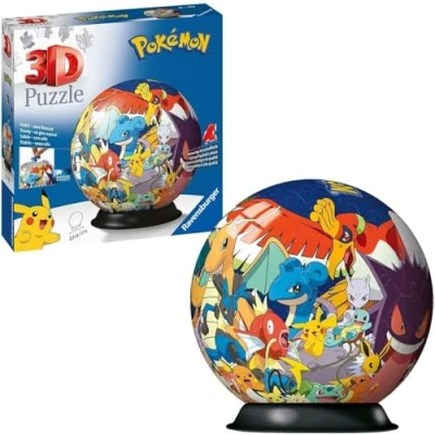 Abbildung von Ravensburger 3D Puzzle 11785 Ball Pokémon 72 Teile für Fans ab 6 Jahren, Spielzeug, Geschenk