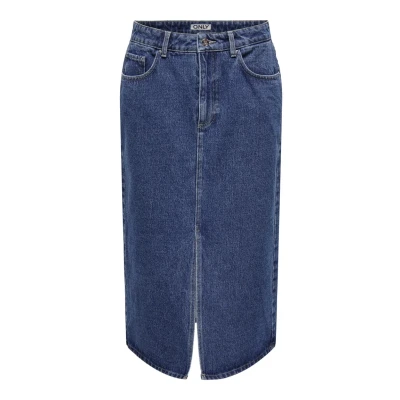 Abbildung von ONLY Onlbianca REA NOOS Jeansrock, Damen, Größe: XL, Azul