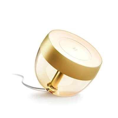 Abbildung von Philips Hue Iris WACA LED Tischleuchte, gold