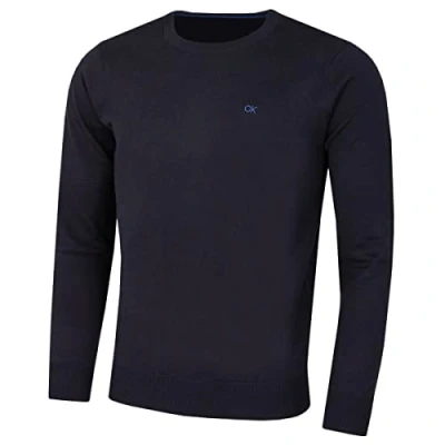 Abbildung von Calvin Klein Herren mit Rundhalsausschnitt Sweater Marine M