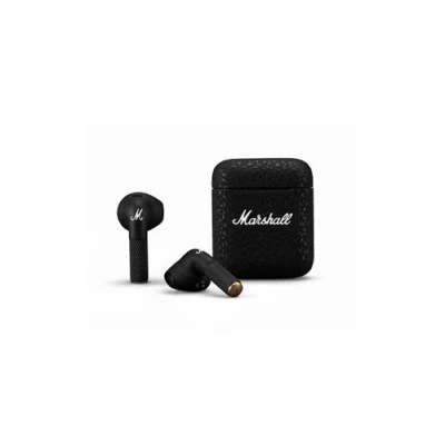 Abbildung von Marshall Minor III True Wireless In ear Bluetooth Ohrhörer, Kabelloser Kopfhörer, 25 kabellose Stunden Akkukapazität Schwarz, Einheitsgröße