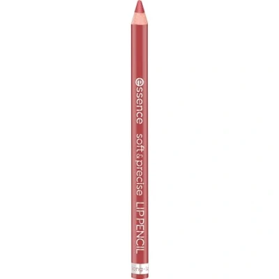 Abbildung von essence cosmetics soft &amp; precise LIP PENCIL, Lippenkonturenstift, weich präzise, langanhaltend, Nr. 02 happy, rot, farbintensiv, natürlich, vegan, Nanopartikel frei (0,78g)