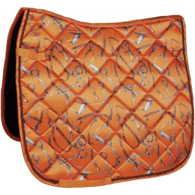 Abbildung von HKM Allure Schabracke Orange Pony Dressur