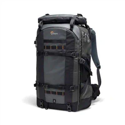Abbildung von Lowepro Pro Trekker BP 650 AW II, Outdoor Kamerarucksack, recyceltes &amp; beschichtetes Material, 800mm Objektive, wetterfeste Abdeckung, Spiegellose/DSLR, schwarz/dunkelgrau, versiegelte Reißverschlüsse