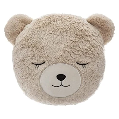 Abbildung von Atmosphera Kinderkissen Bär Kunstpelz D28 cm Beige