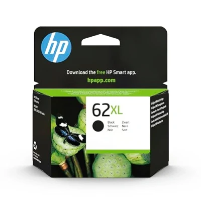 Abbildung von HP 62XL Schwarze Original Tintenpatrone mit hoher Kapazität