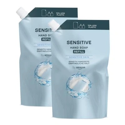 Abbildung von by Amazon Sensitive Handseife Nachfüllpack, 2 x 1000 ml