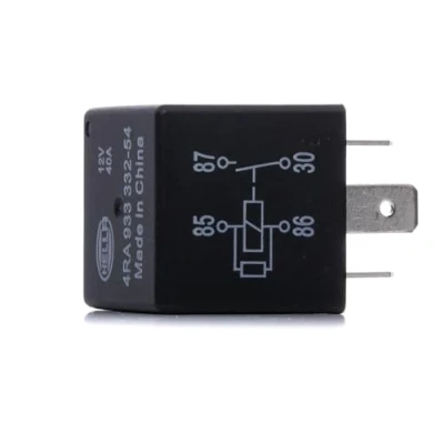 Abbildung von HELLA Relais, Arbeitsstrom 12V 4 polig Schaltbild: S2 Stecker: B Schließer 4RA 933 332 541, Mehrfarbig/Meereswellen (Ocean Tides)