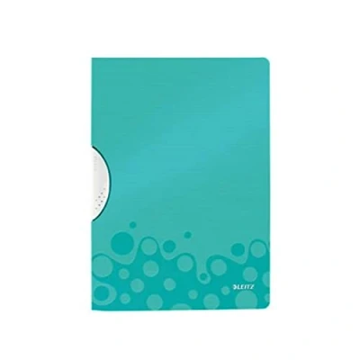 Abbildung von Leitz WOW ColorClip Klemmmappe (A4, PP) eisblau