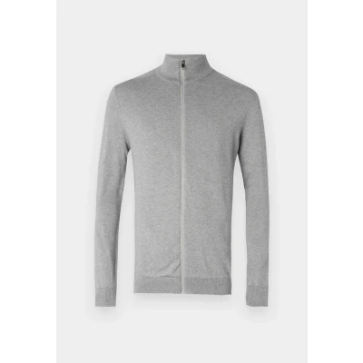 Abbildung von Selected Homme BERG FULL ZIP B NOOS Strickjacke, Herren, Größe: Medium, Egret melange