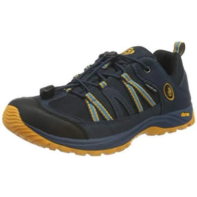 Abbildung von Brütting Unisex Kinder Ohio Low Trekking &amp; Wanderhalbschuhe, Marine Orange Blau, 35 EU