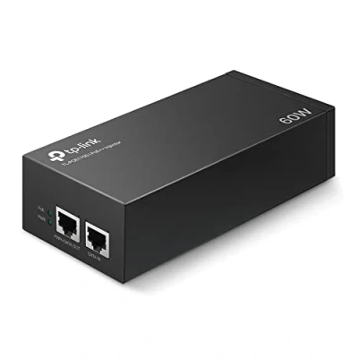 Abbildung von TP Link TL POE170S PoE++ Injektor (2 Gigabit Ports, kompatibel mit 802.3af /at/bt, Gesamtleistung bis zu 60W, Wandmontage und Desktop Design, Plug and Play)Schwarz