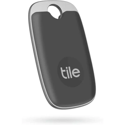 Abbildung von Tile Pro (2022) Bluetooth Schlüsselfinder, 1er Pack, 120m Reichweite, inkl. Community Suchfunktion, iOS und Android App, kompatibel mit Alexa Google Home, Grau