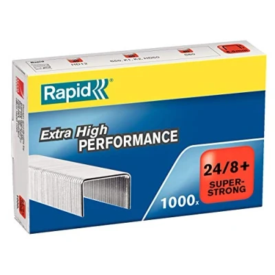 Abbildung von Rapid Heftklammern (24/8 mm Super Strong, verzinkt) 1000 Stück