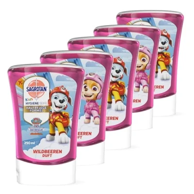 Abbildung von Sagrotan Kids No Touch Nachfüller Wildbeeren Für den automatischen Seifenspender 5 x 250 ml Handseife