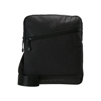 Abbildung von bugatti Small Crossbody BAG Umhängetasche, Herren, Größe: One Size, Black/grey