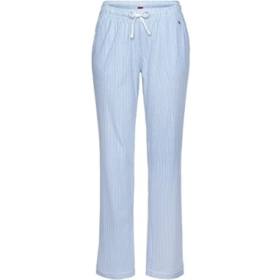 Abbildung von s.Oliver Nachtwäsche Hose, Damen, Größe: 44/46, Himmelblau/gestreift