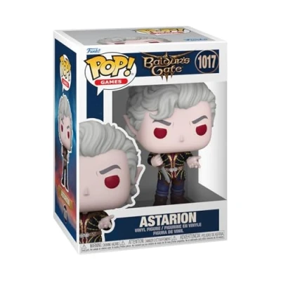 Abbildung von Funko Pop! Games: Baldur&#039;s Gate Astarion 1/6 Quote Für Seltene Chase Variante 3 Vinyl Sammelfigur Geschenkidee Offizielle Handelswaren Spielzeug Kinder und Erwachsene