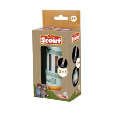 Abbildung von Simba 109452664 Scout Kinder Taschenlampe ab 5 Jahre praktische 2 in 1 Leuchte mit Handschlaufe, Forscher und Entdecker Spielzeug für Mädchen Jungen