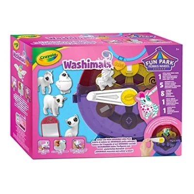 Abbildung von Crayola Washimals Spielrad Set, zum Kolorieren und Baden von Babytieren, Kinderspielzeug Geschenk, ab 3 Jahren, 74 7458