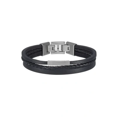 Abbildung von Fossil Vintage Casual Armband, Herren, Größe: One Size, Black