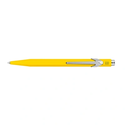 Abbildung von CARAN d&#039;ACHE Kugelschreiber 849 aus Metall Fluo Gelb, 1 Stück (1er Pack)